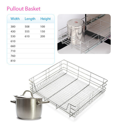 SS Pullout Basket