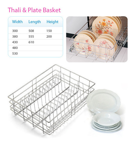 Stainless Steel Plate Basket
