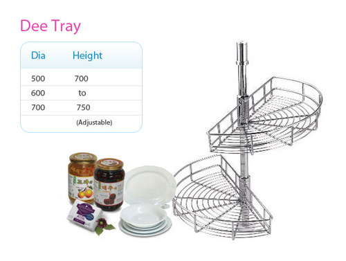 Stainless Steel D Type Tray
