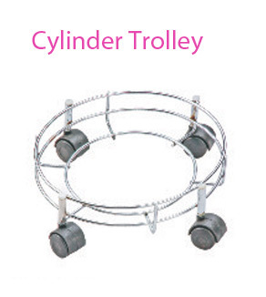 Stainless Steel Cylinder Trolley