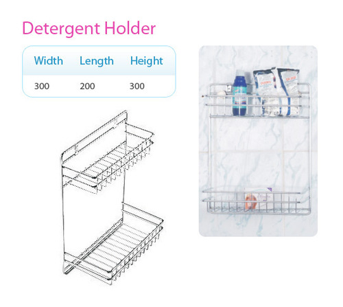 Stainless Steel Detergent Holder Rack