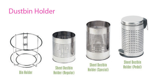 SS Dustbin Holder