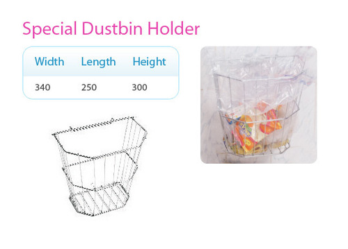 SS Special Dustbin Holder