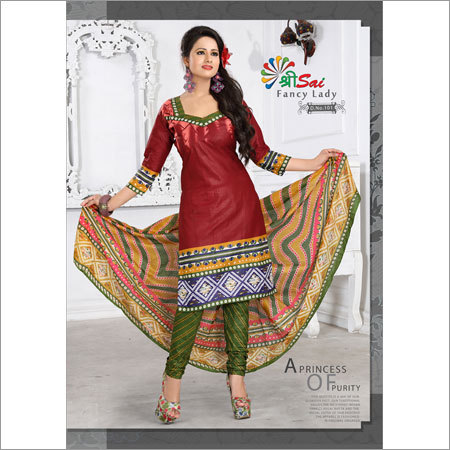 Fancy Cotton Dress Materials
