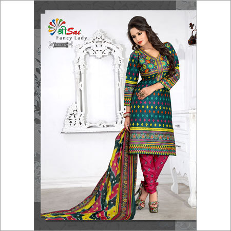 Designer Cotton Dress Materials