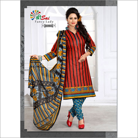 Printed Cotton Dress Materials