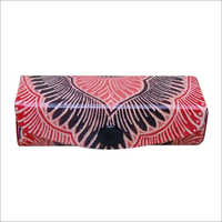 Leather Lipstick Case - Genuine Leather, 4x2x1 Inches, Red | Elegant Design, Snap Closure, Spacious, Eco-friendly