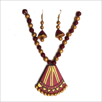 Terracotta Jewellery Necklace