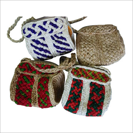 Jute Clutches - Lightweight Multi-Sized Various Patterns | Eco-Friendly Handmade Zipper/Drawstring Closure Durable Stitching Versatile Designs