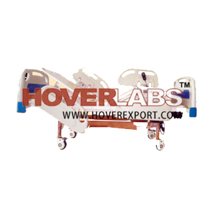 Fowler Bed Electric Super Deluxe - CRCA Pipe Frame 220x100x60 cm, ABS Panels, Corded Remote, Castors with Brakes