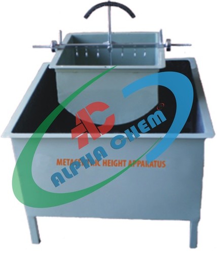 Metacentric Height Apparatus - Metal & Plastic Construction, 8.5kg Ship Model Weight | Accurate Tilt Measurement, Adjustable Weights, Stability Analysis