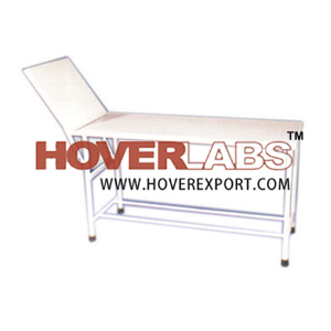 Examination Table Two Section Top - CRA Steel, 73x22x32 Inch, Epoxy Coated | Adjustable Head, Ratchet Mechanism