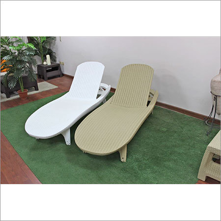 Rattan Chaise Lounge