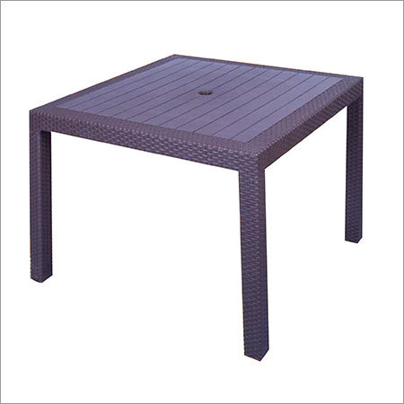 Rattan Dinning Table - Plastic Top