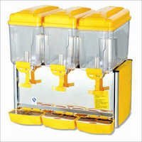 Cold Beverage Dispenser - Stainless Steel & Plastic, 630x430x640mm, Yellow | Easy Dispensing, Efficient Chilling, Rust Proof, Low Maintenance
