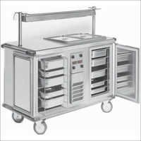 Hot Food Serving Trolley