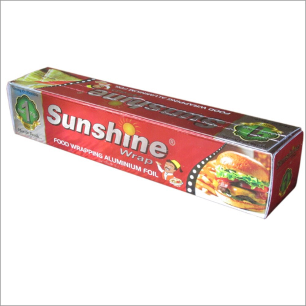 1kg Aluminum Foil - 15-25 Meter Roll, Silver Color | Tear Proof Finishing, High Sealing Strength, Environmentally Friendly