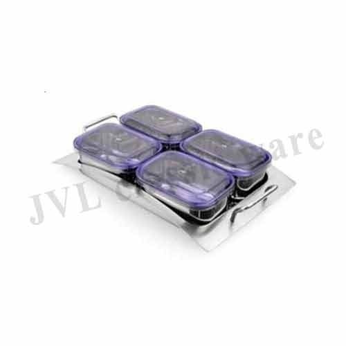 Rectangular Dry Fruit Serving Bowl Set of 4