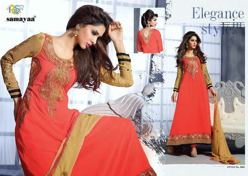 EVELYN 7, GEORGETTE DESIGNER SUIT