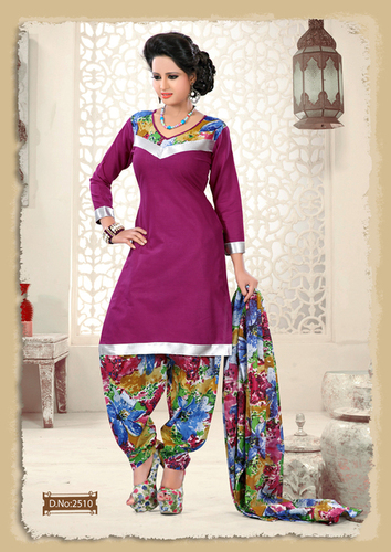 Stylish Patiala Cotton Suits