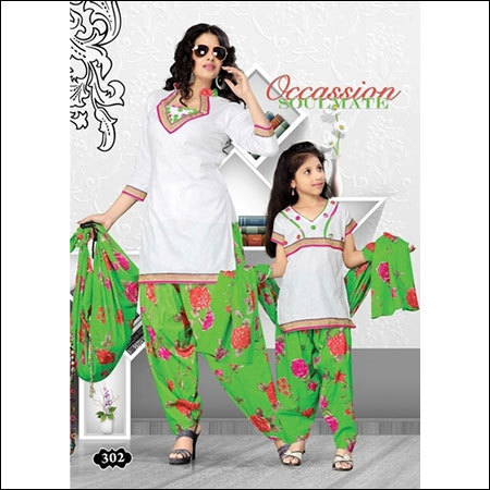Patiala Cotton Dress Materials