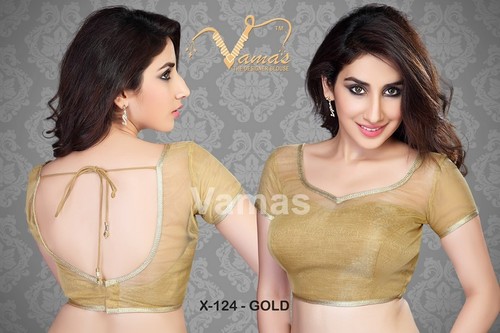 Net Back Open Blouse