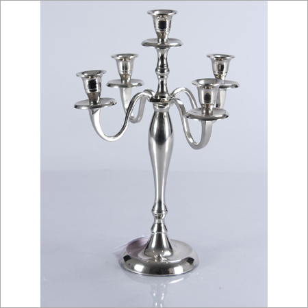 5 Arm Aluminum Candle Holder