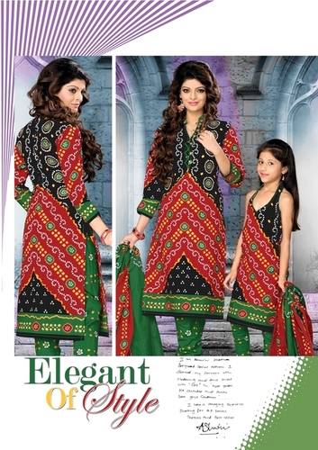 Bandhani Cotton Suit