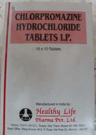 Chlorpromazine Hydrochloride Tablets USP 25 mg