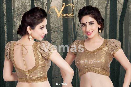 Sequence Back Open Blouse