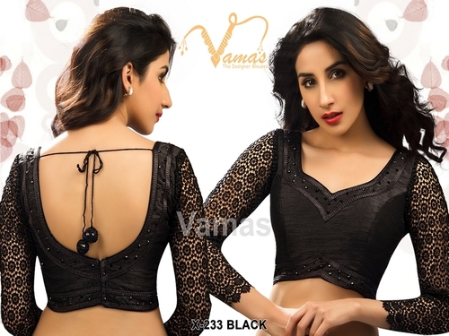 Fancy Back Open Blouse