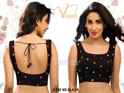 Net Back Open Blouse