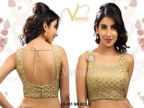 Georgette Back Open Blouse