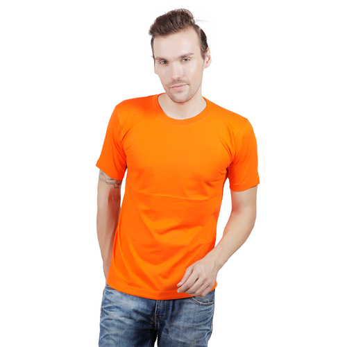 Solid Round Neck T Shirt