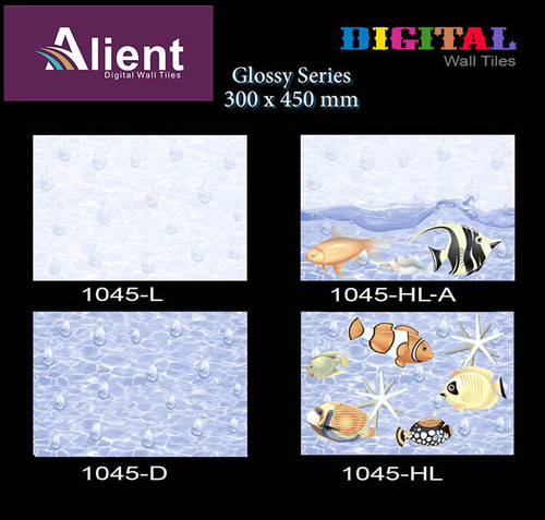 Glossy Bathroom Wall Tiles 