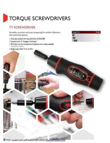 Torque Screwdrivers