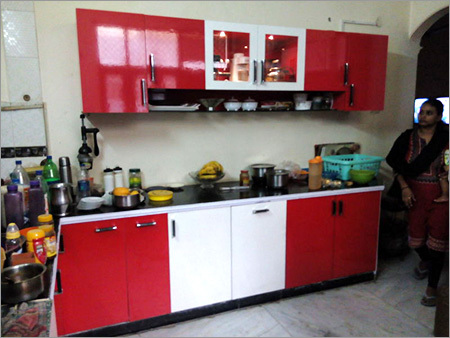 L Shaped Modular Kitchen