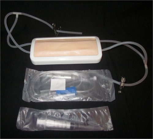 IV Injection Pad - High Class Material Portable Model, Replaceable Skin & Vessels, Injection and Hemospasia Training