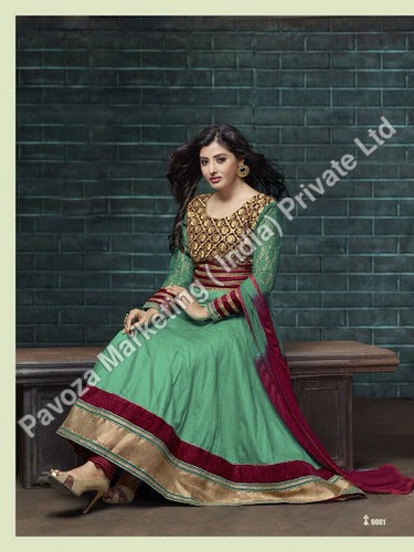 GAHNA COTTON ANARKALI SUIT