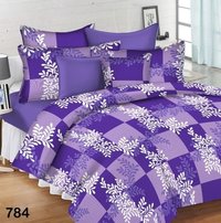 Printed cotton bed sheets