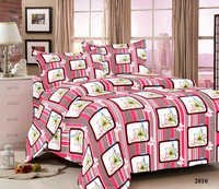 cotton bed sheet with pillow 