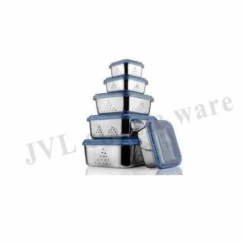 Square Freeze Bowl-Acrylic Lid