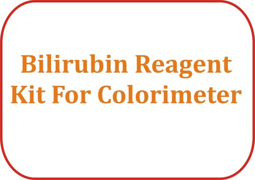 Bilirubin Reagent Kit For Colorimeter - Plastic, Glass Components, 50 Tests | Accurate, Easy To Use, Fast Analysis, LR Grade