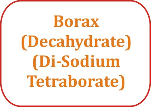 Borax (Decahydrate) (Di-Sodium Tetraborate)