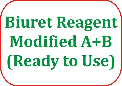 Biuret Reagent Modified A+B (Ready to Use) - 500ml LR Grade, Modified Formula, Accurate Results