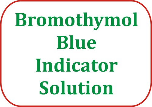 Bromothymol Blue Indicator Solution
