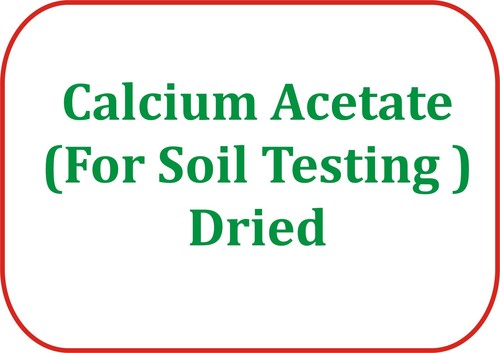 Calcium Acetate(For Soil Testing ) Dried :