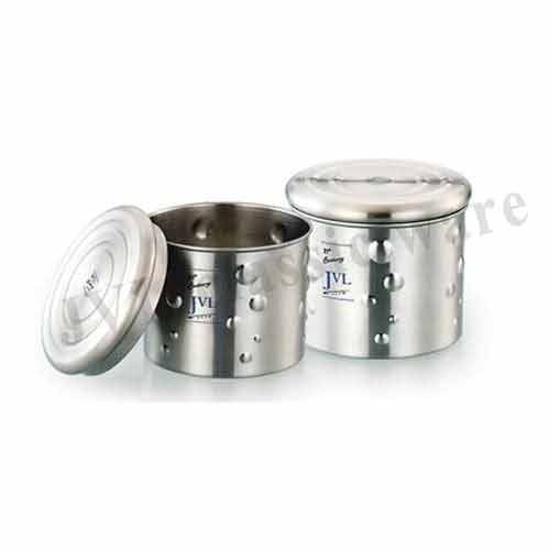 Floral Steel Canister