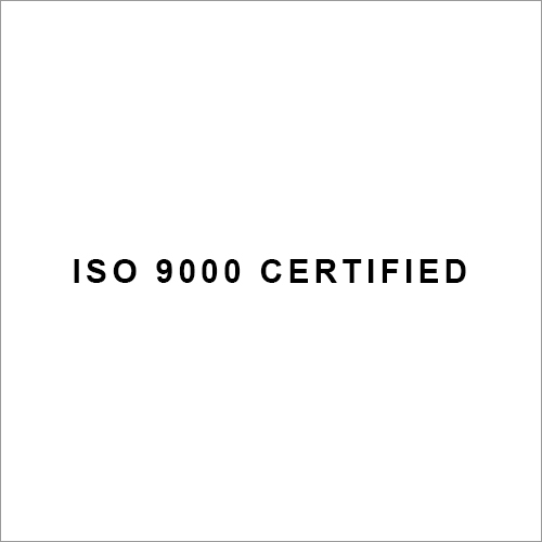 ISO 9000 Certified