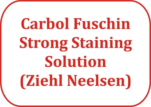 Carbol Fuschin Strong Staining Solution (Ziehl Neelsen)